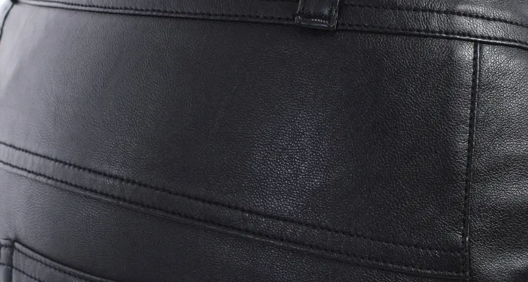 Calças Skinny de Couro Brilhante para Mulheres, Moda de Alta Qualidade, com Zíper em PU