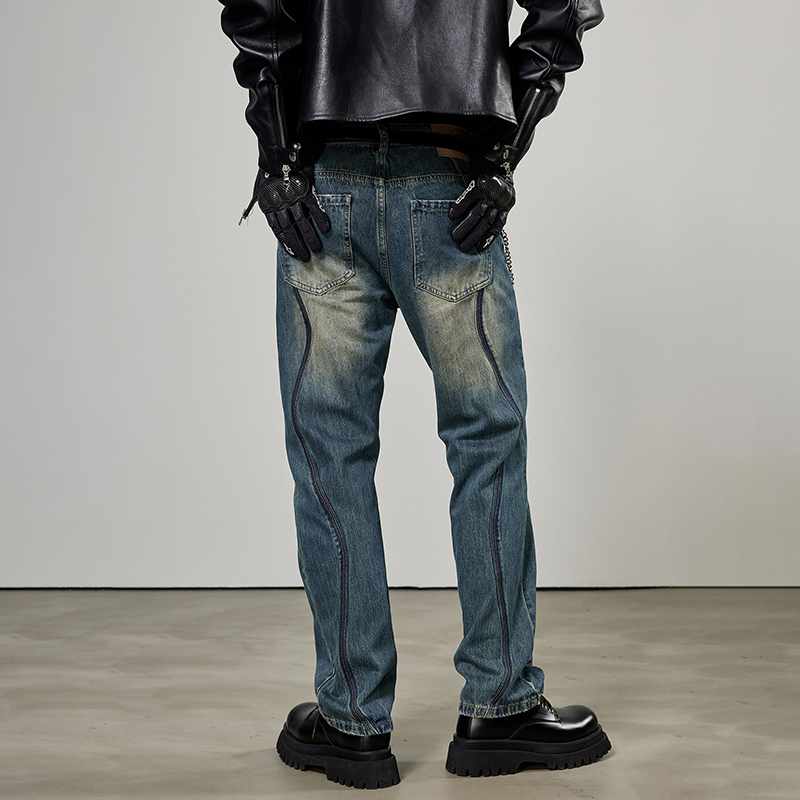 Calças Jeans Masculinas Jeans Denim Casual Jeans Denim Premium Importador Pronto Tamanho Personalizado
