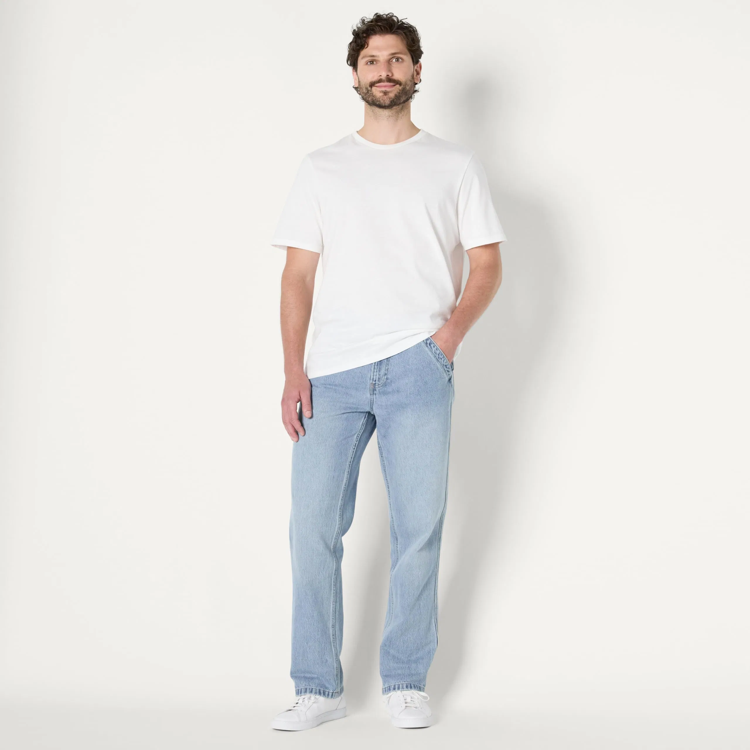 2025 Calças Jeans Masculinas de Alta Qualidade Estilo Vintage Americano Corte Largo Slim Fit Denim Lavado Médio Tamanho Plus Atacado