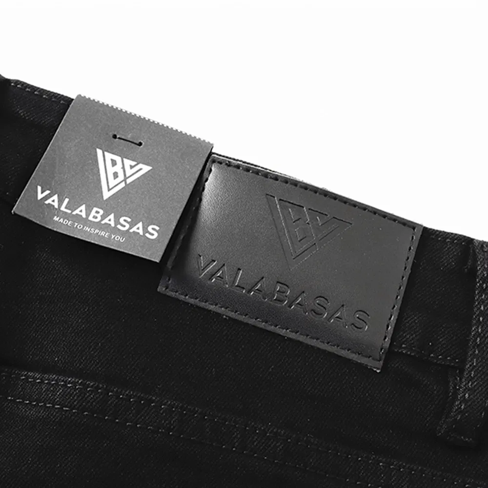 Calças de Jeans Vintage Desgastadas e Rasgadas para Homens Premium High Street Detalhe 7
