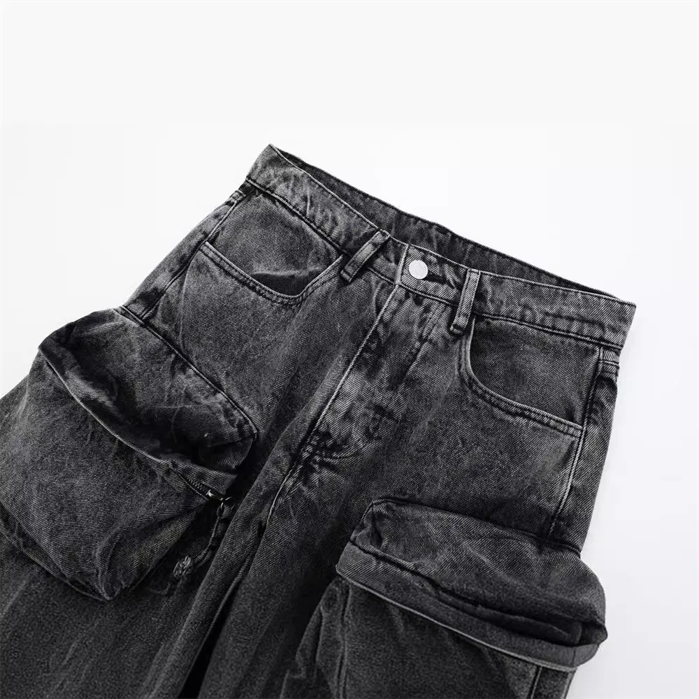 Calças Cargo Personalizadas de Alta Qualidade para Homens, Calças Jogger, Calças de Pista, Multi 3D Bolsos Calças Cargo