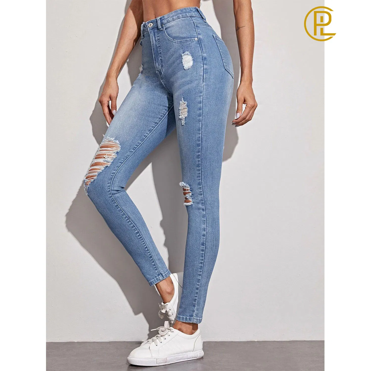 2020 Calças Skinny Jeans Clássicas com Estilo Advance