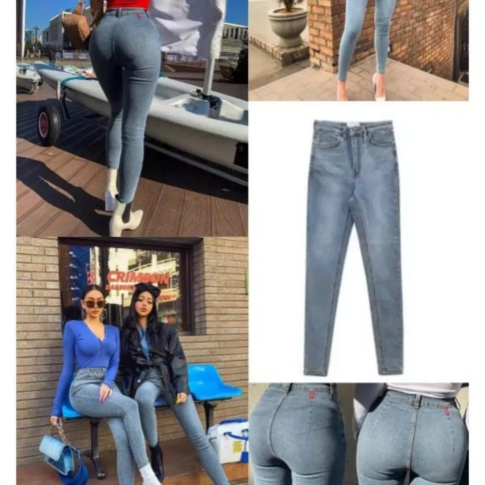 Pantalonas de moda femininas justas de algodão denim elástico a preços baixos por atacado e jeans masculinos de fábricas chinesas