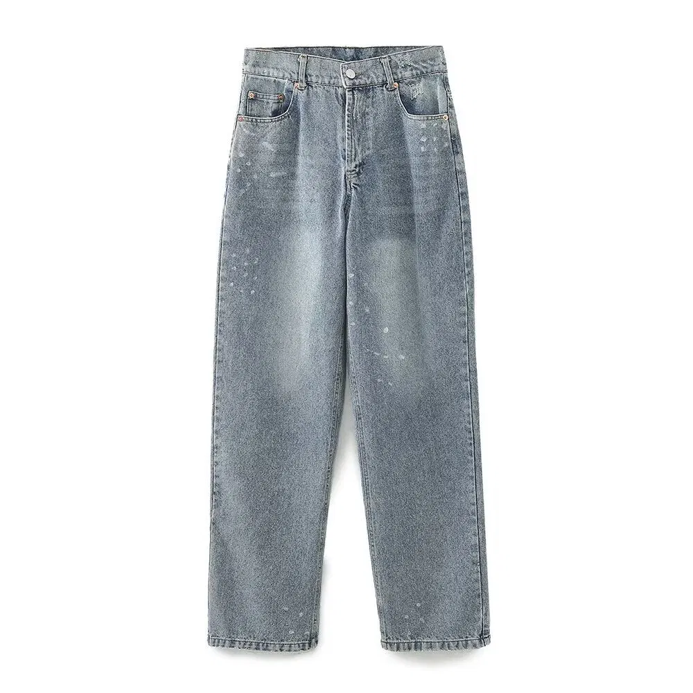 Jeans Clássicos Estilosos de Cintura Média para Mulheres - Conforto Lavável
