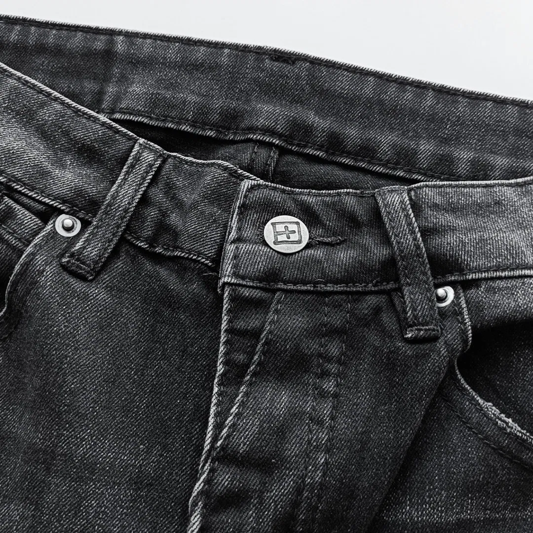 Jeans de denim vintage lavados inspirados na Ksubii em atacado premium