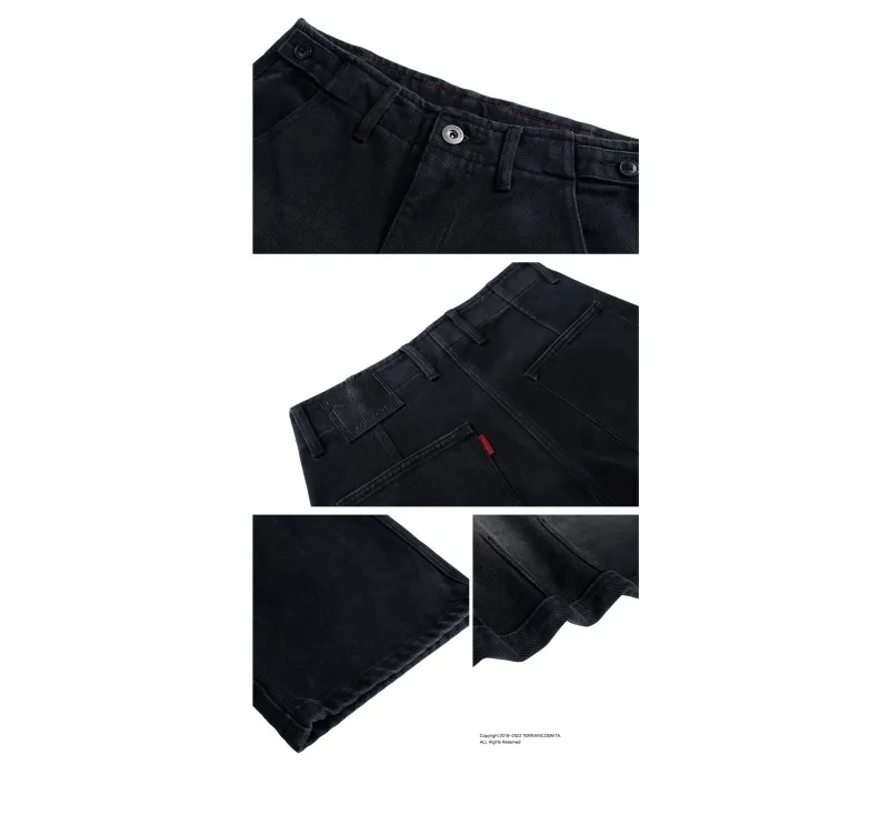 Fabricante de Marca de Alta Qualidade Jeans Masculinos Luxo Y2K Hip Hop Stretch Rasgado Lavagem Jeans