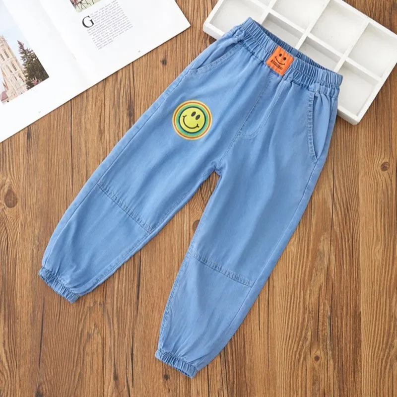 Fornecedor Verificado Fabricante Atacado Chinês Roupas Infantis Personalizadas Calças Jeans para Meninos