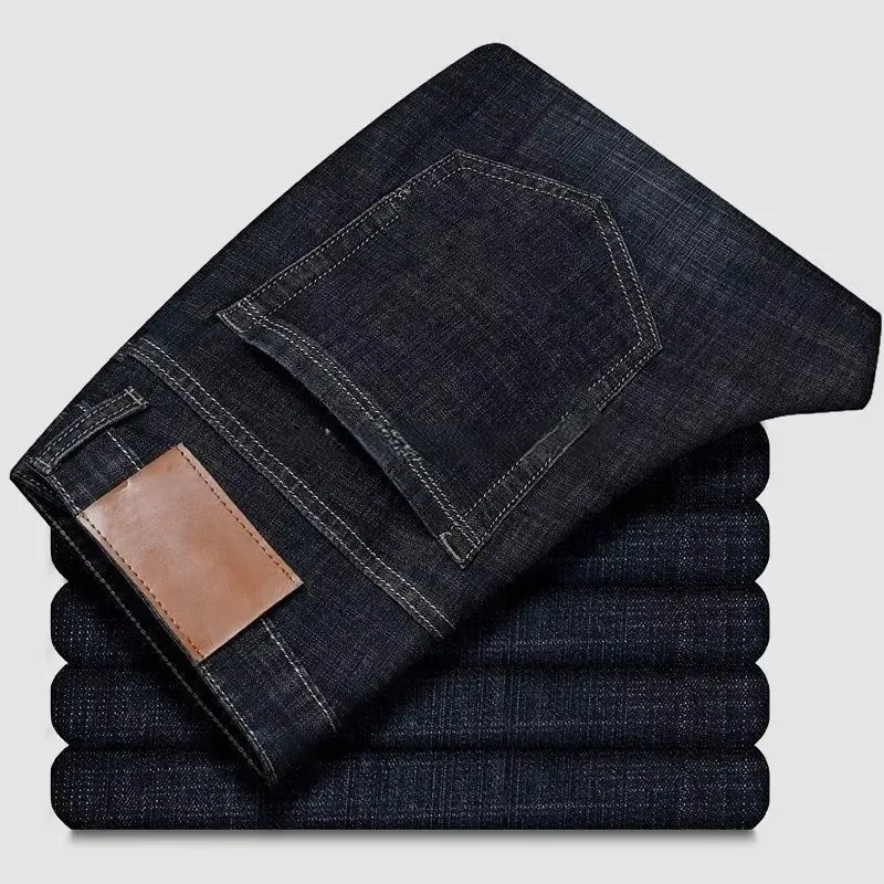 Jeans Masculinos 3D Botões Retrô