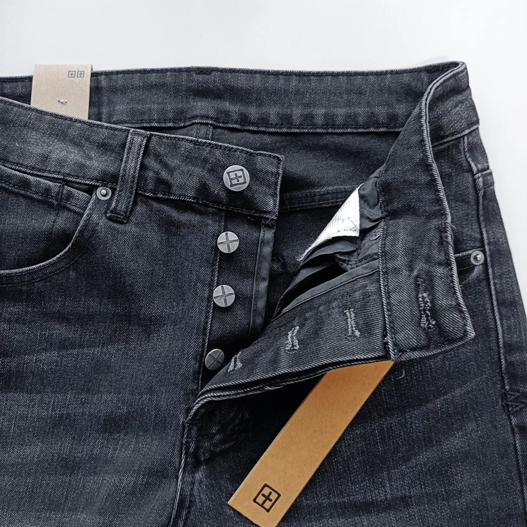 Fabricante de Jeans Slim Fit Vintage Lavado Inspirado na Ksubii