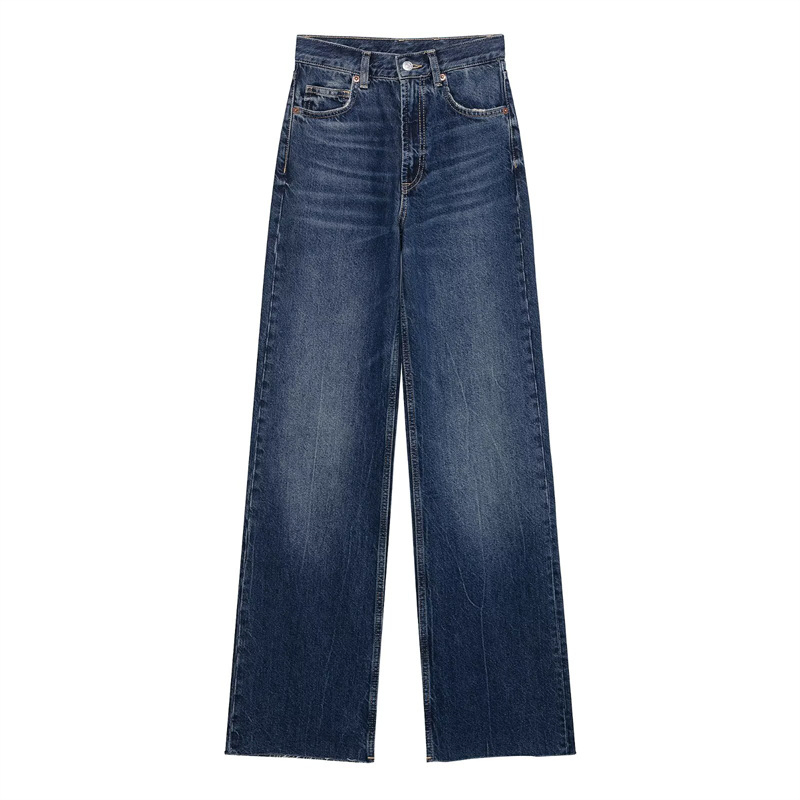 Jeans femininos de cintura alta estilosos para conforto e ajuste no dia a dia