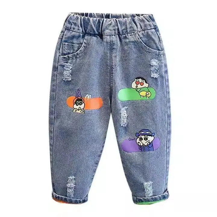 Preço de Atacado Novo Design de Calças de Moda Infantil Calças Jeans para Meninos