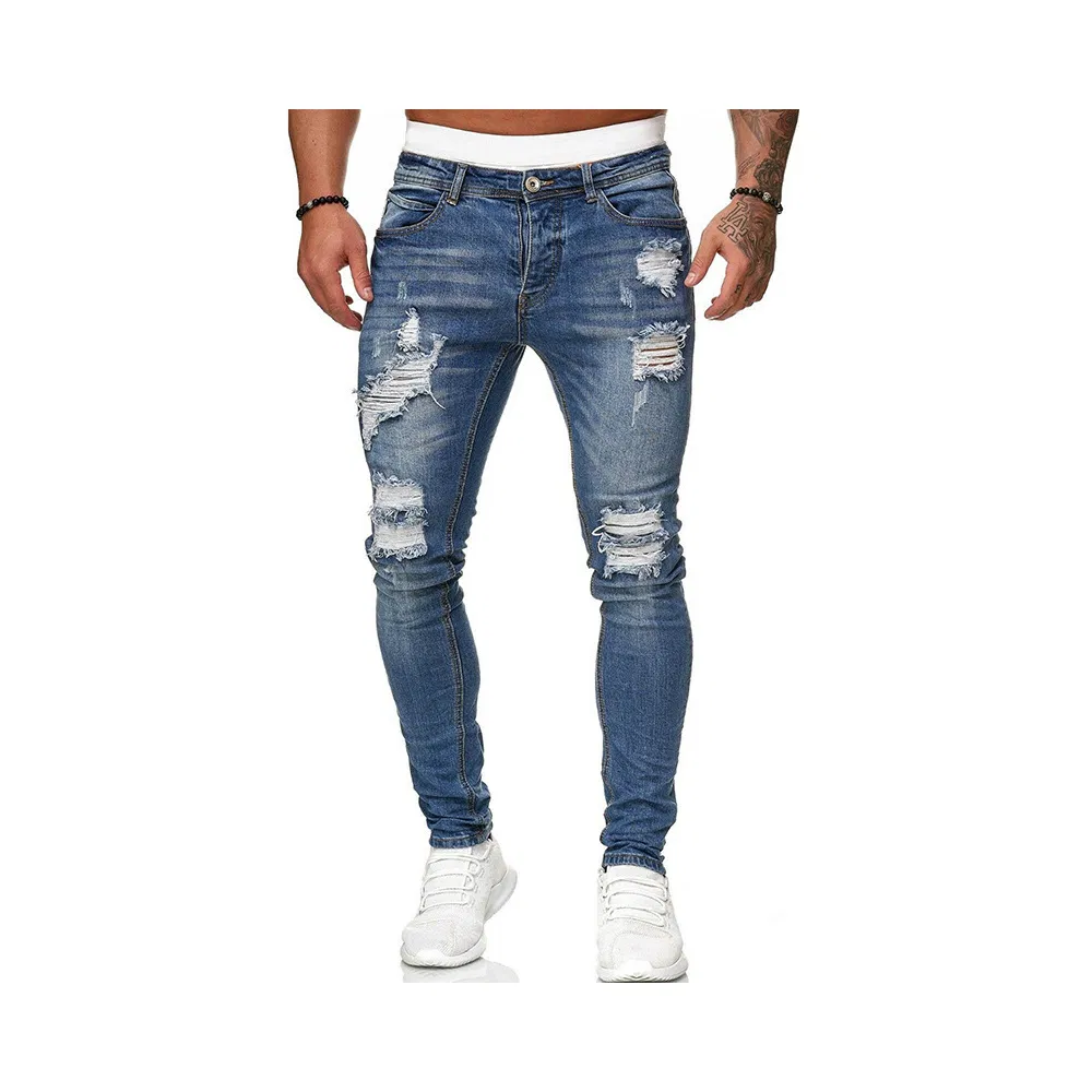 Preço Bom de Fábrica Venda de Calças Jeans Masculinas de Alta Qualidade para o Verão e Primavera