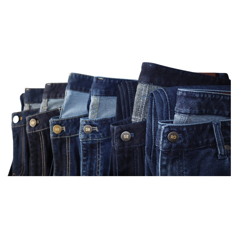 Calça Jeans de Denim Personalizada com Design Lavado Suave e Ajuste Relaxado, Oferecendo Conforto Máximo e Uso Diário