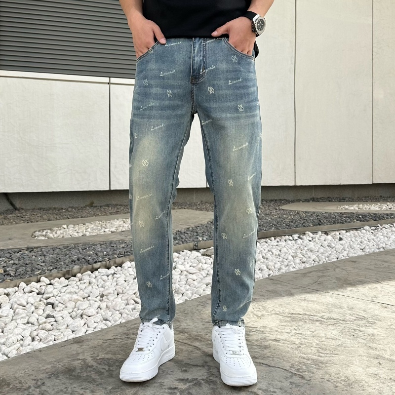 Calças de Jeans de Cintura Alta Confortáveis para Mulheres 100% Calças de Jeans de Algodão Casual de Qualidade Premium Jeans de Atacado