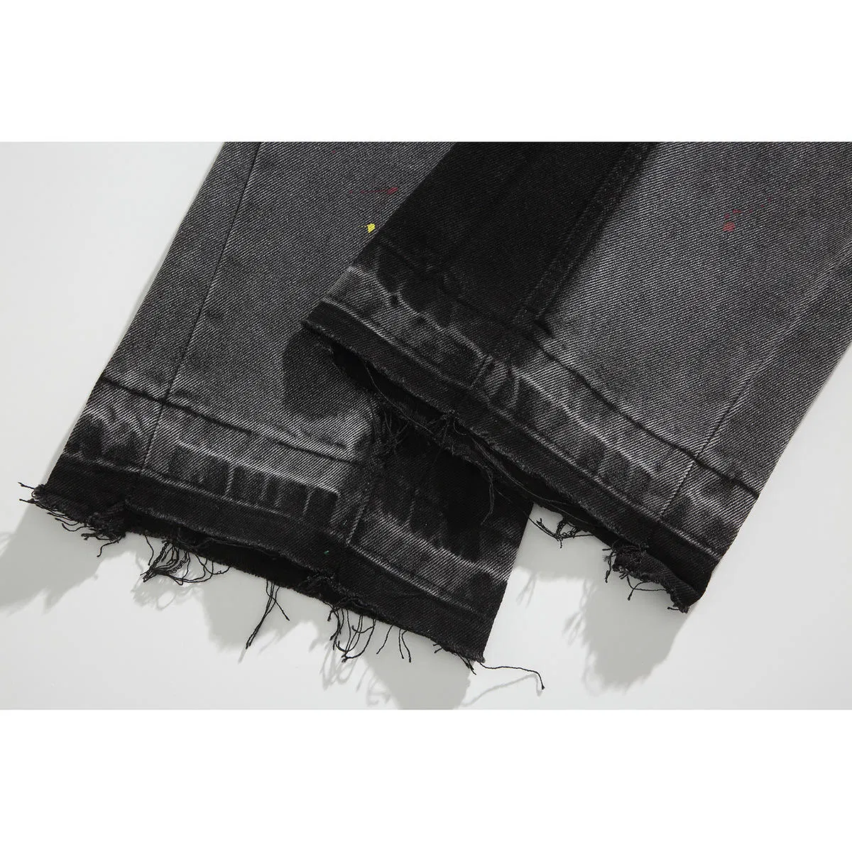 Calças de Homem Americanas Ripped Slimming Design Jeans Skinny Calças Flare