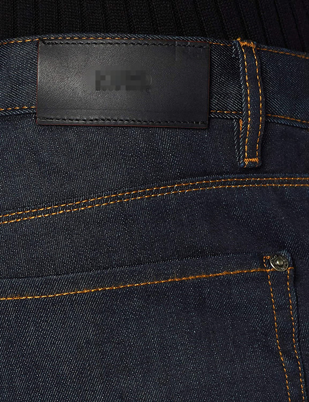 Calças de cowboy de denim personalizadas para homens de marcas de alto padrão