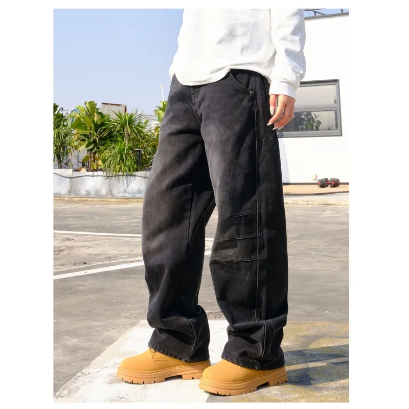Fabricante de Marca de Alta Qualidade Jeans Masculinos Luxo Y2K Hip Hop Stretch Rasgado Lavagem Jeans