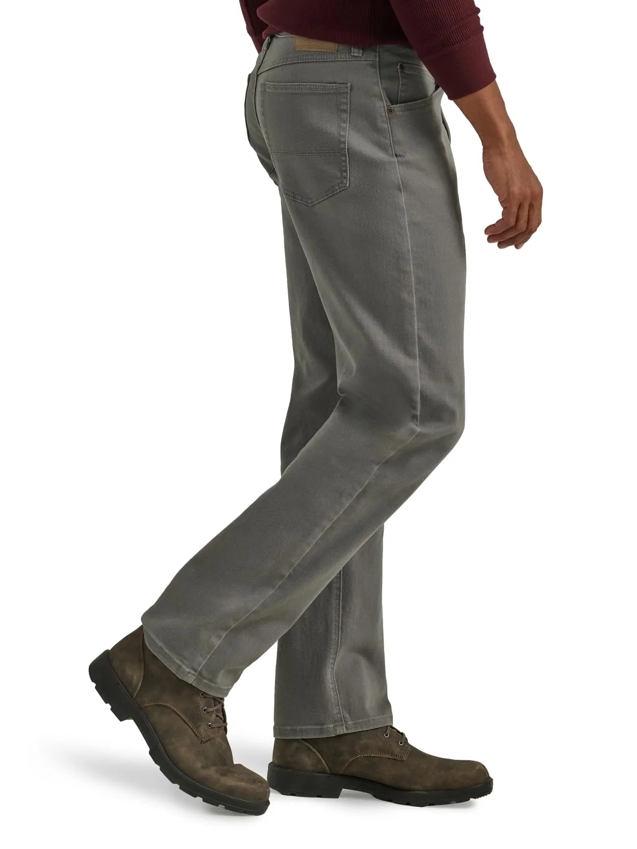 Novas Chegadas de Moda por Atacado Calças Jeans Masculinas 2024 Calças Jeans de Cor Lisa com Corte Solto Jeans Lavados com Cintura Elástica Calças Jeans Relaxadas