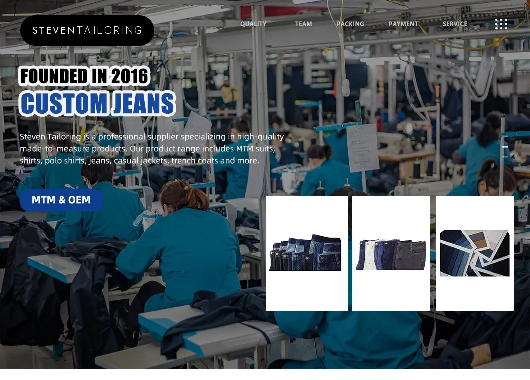 Jeans Clássicos de Perna Reta em Denim Lavado