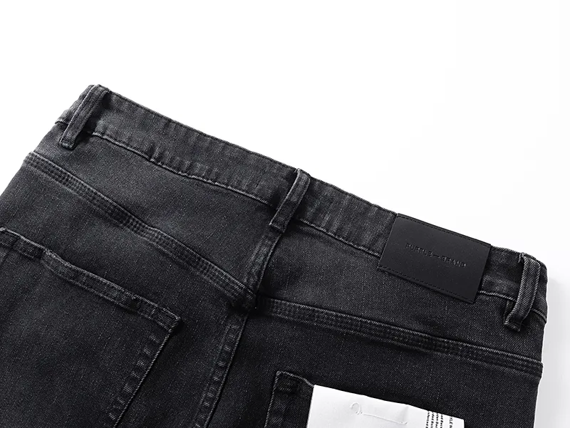 Calças de Jeans Retas Inspiradas em OEM Roxas