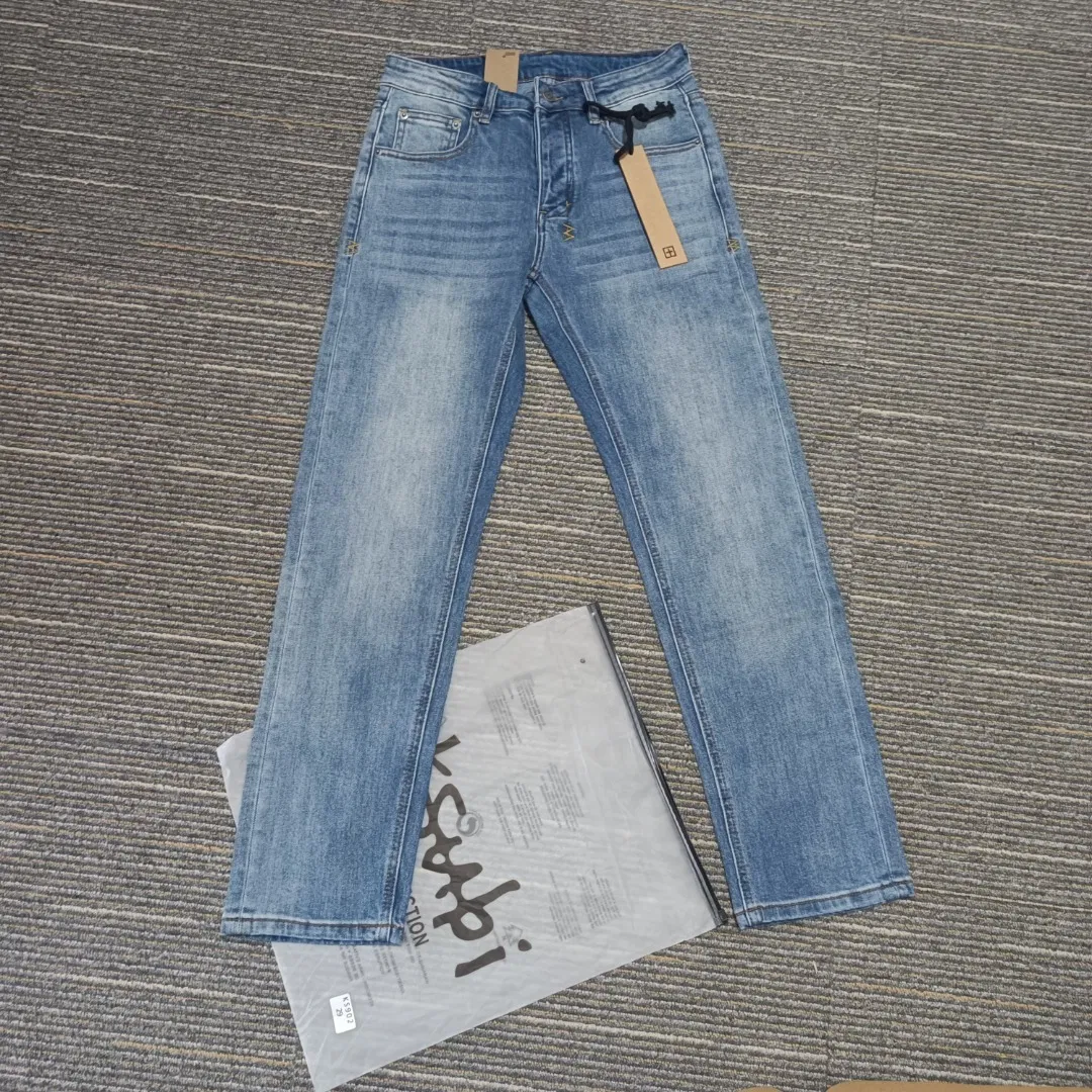 Calças de Denim Desgastadas Premium Moda de Rua Atacado