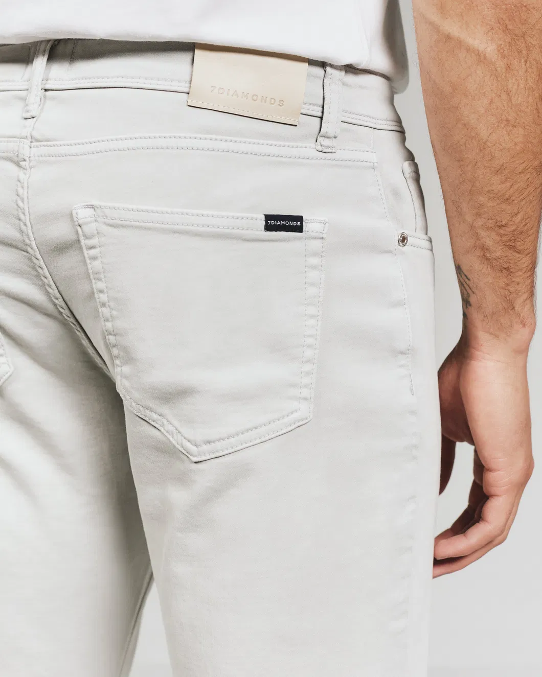 Calças de denim personalizadas por atacado, ajuste solto para homens, alta qualidade, populares calças de streetwear para homens