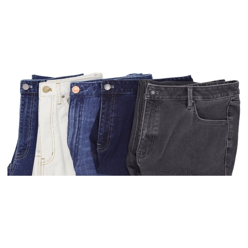 Calça Jeans de Denim Personalizada com Design Lavado Suave e Ajuste Relaxado, Oferecendo Conforto Máximo e Uso Diário