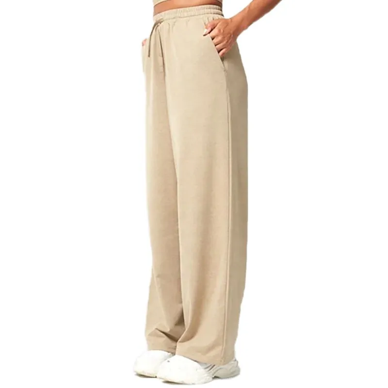 Calças de moletom largas para mulheres plus size