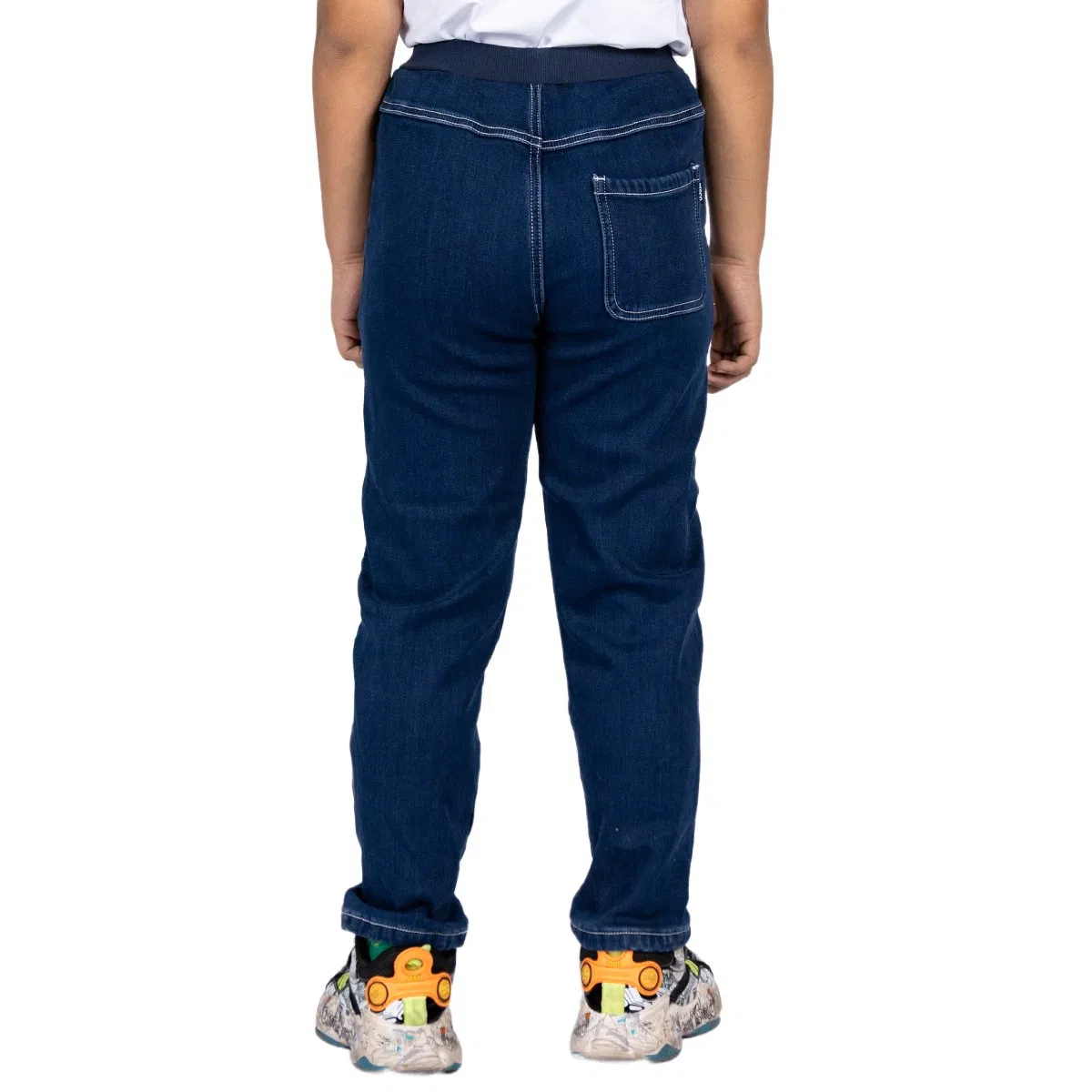Calças de Denim Personalizadas para Crianças, Calças Casuais, Jeans Slim para Meninos