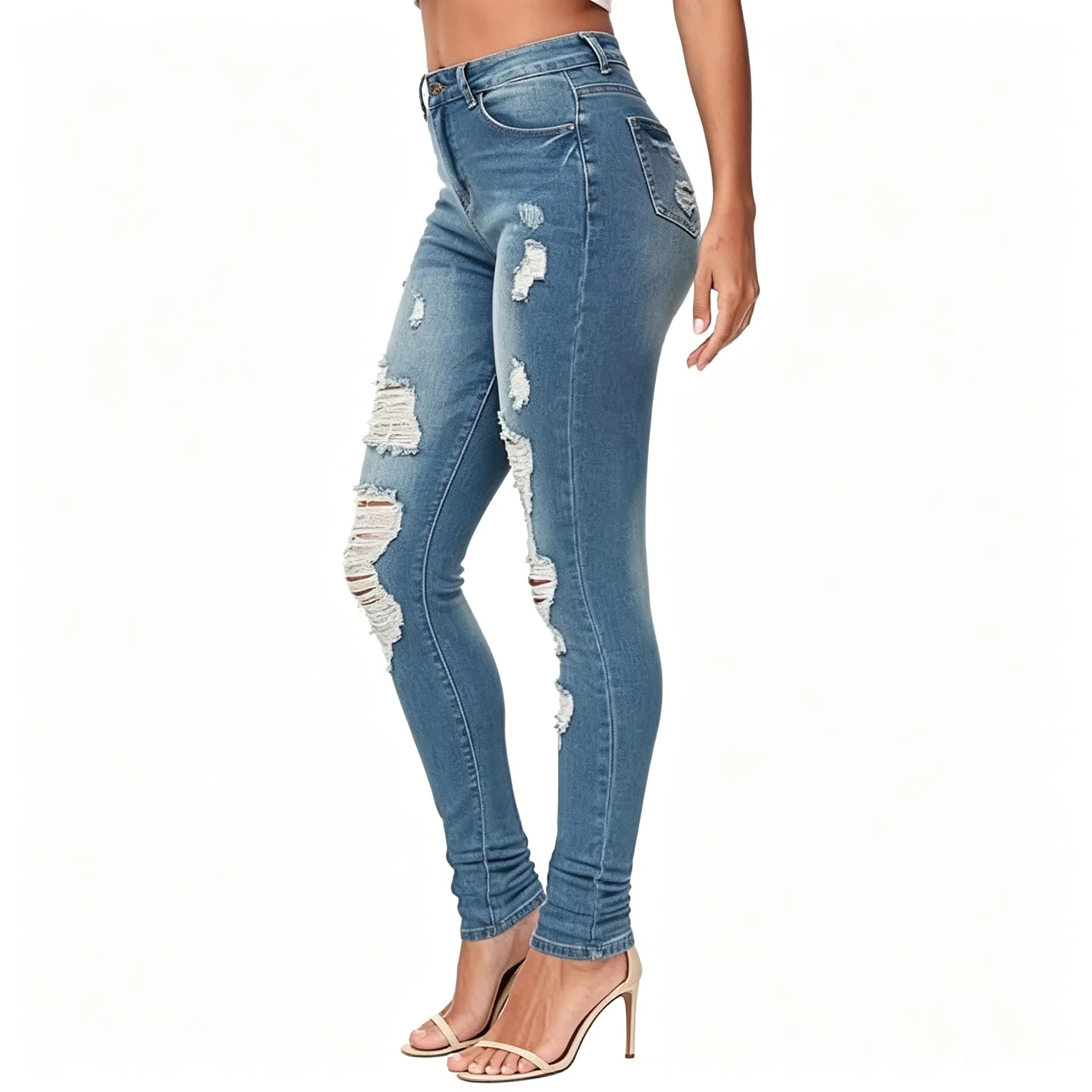 Marcas de moda e streetwear oferecendo serviços de personalização e exportação OEM ODM, jeans masculinos premium para calças de denim