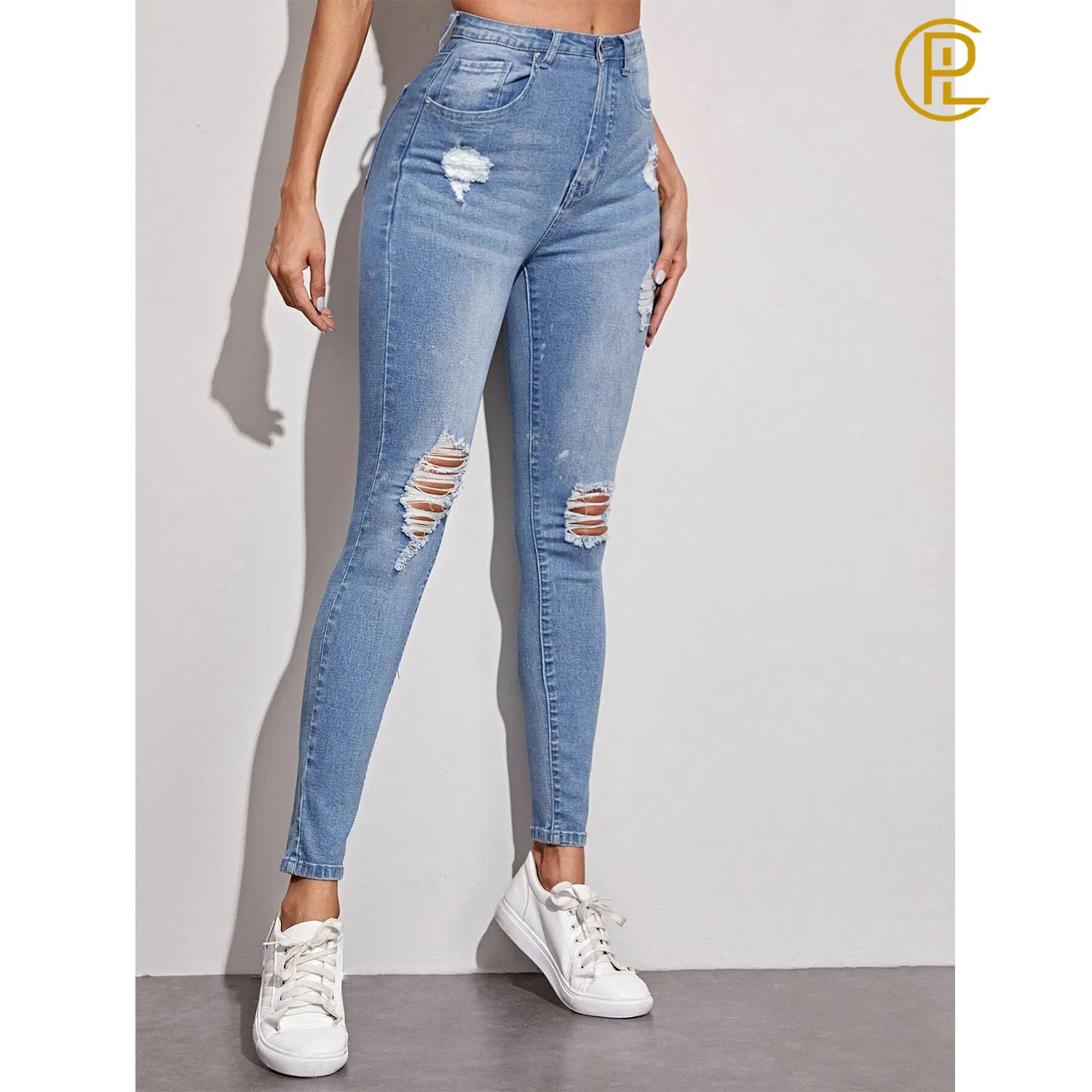 2020 Calças Skinny Jeans Clássicas com Estilo Advance