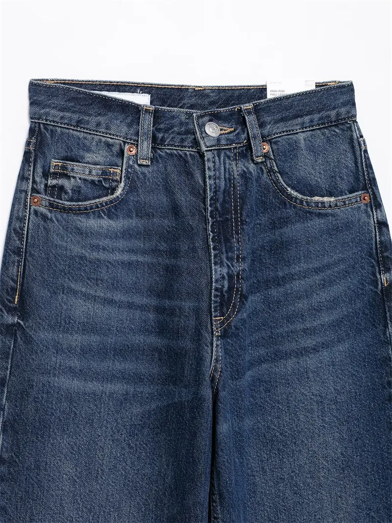 Jeans femininos de cintura alta estilosos para conforto e ajuste no dia a dia