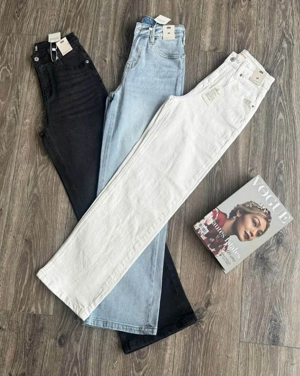 Calças Masculinas Casuais de Algodão Largas Retro Personalizadas 100%