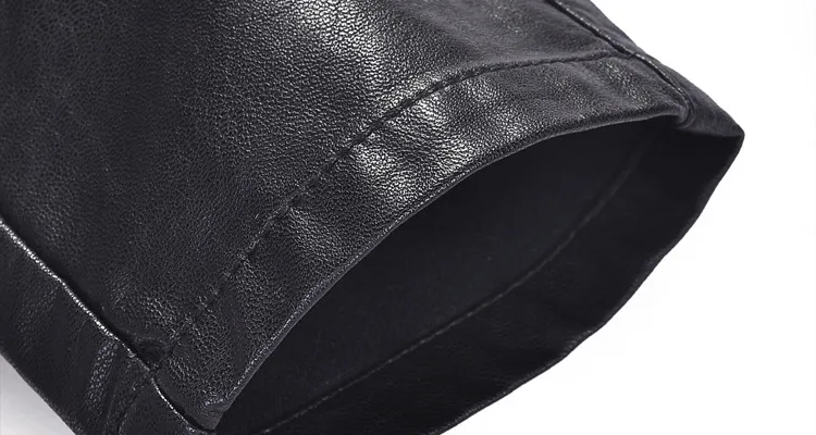 Calças Skinny de Couro Brilhante para Mulheres, Moda de Alta Qualidade, com Zíper em PU