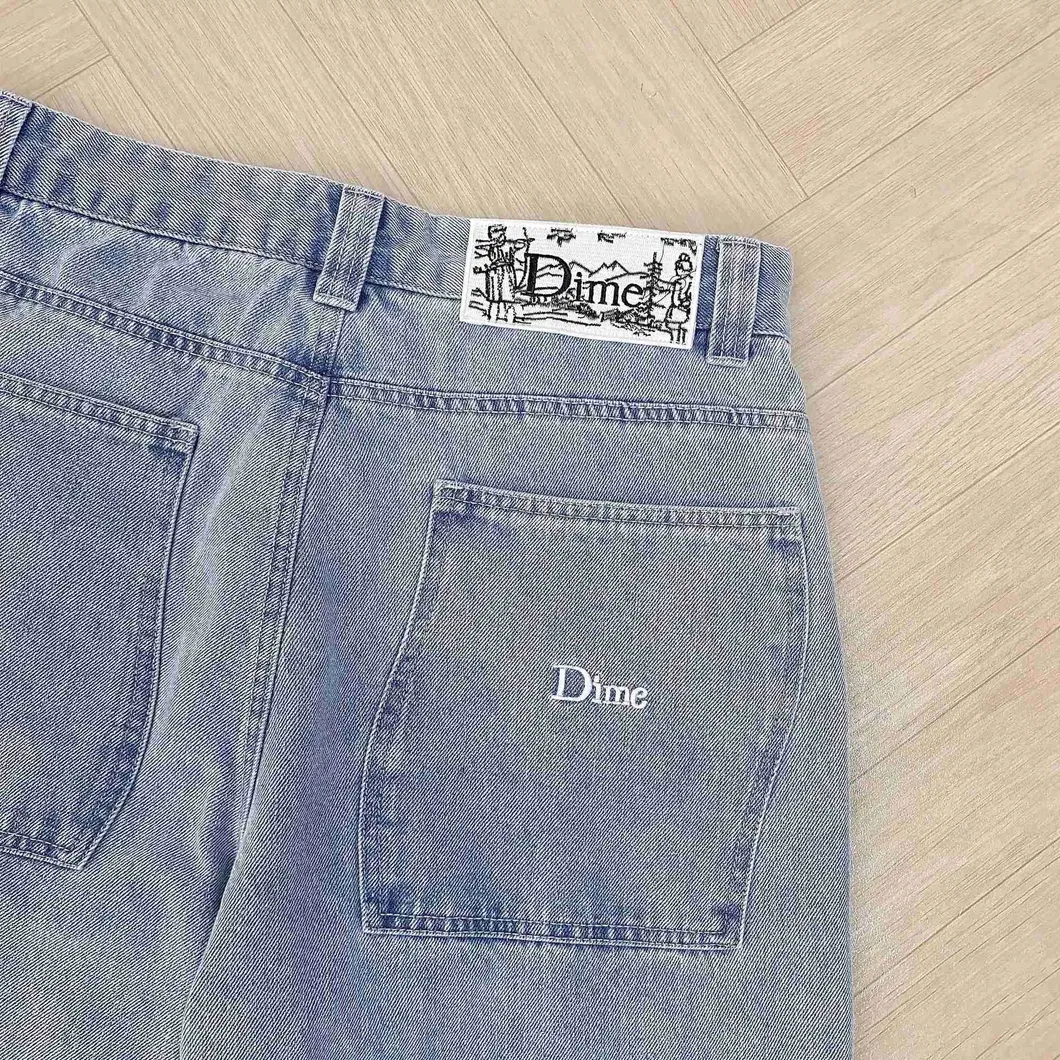 Y2K Jeans de Cintura Alta Bordados Melhores para Homens e Mulheres Y2mk Estilo Skate Baggy, Design Simples e Elegante Tendência Quente Jeant250315 Da Henio