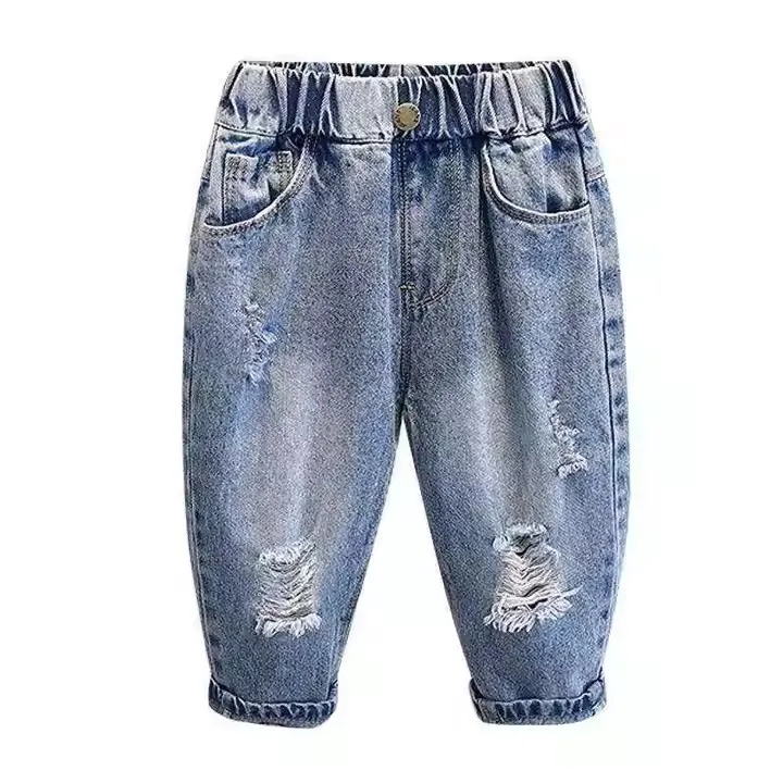 Preço de Atacado Novo Design de Calças de Moda Infantil Calças Jeans para Meninos
