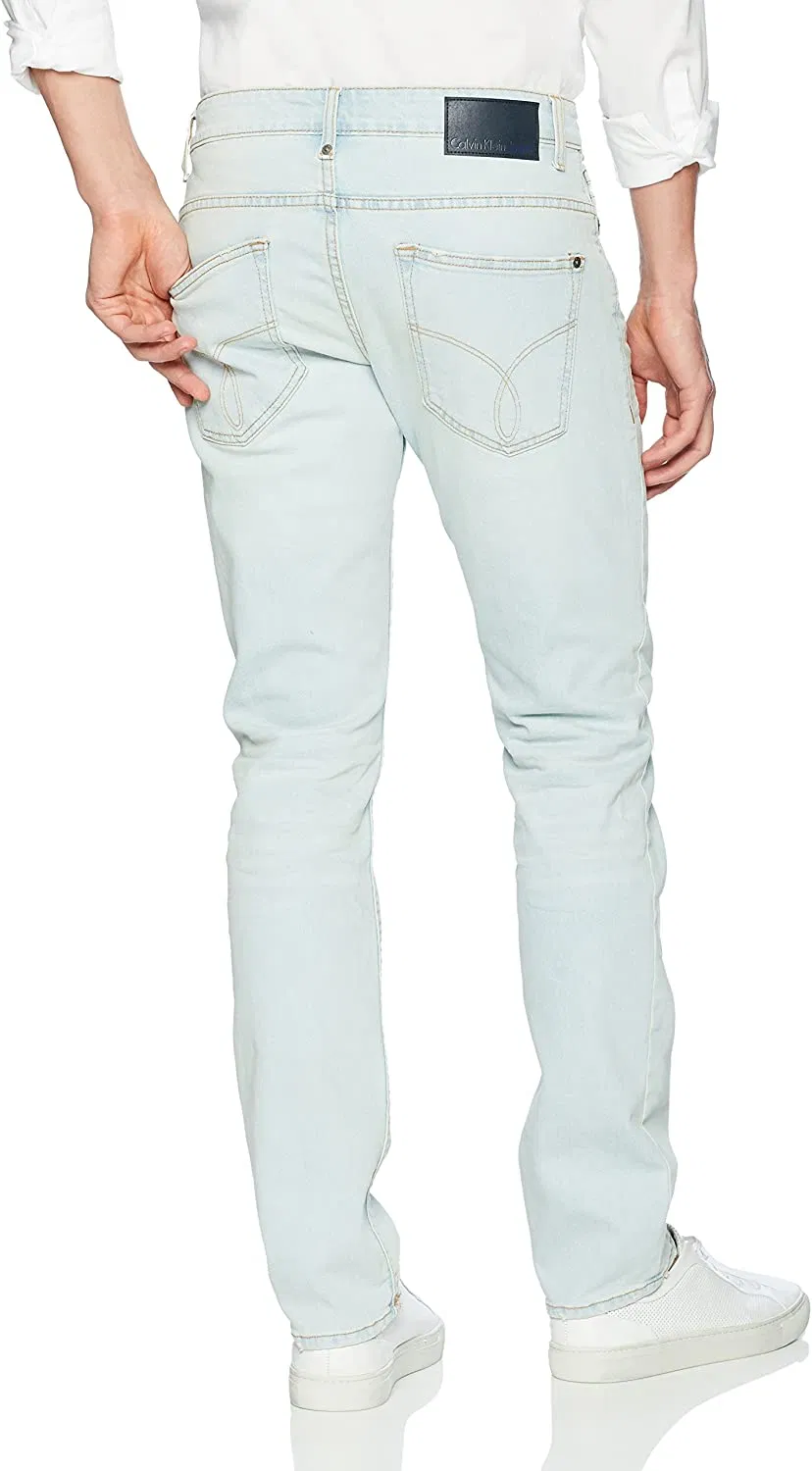 Jeans casuais masculinos personalizados por atacado