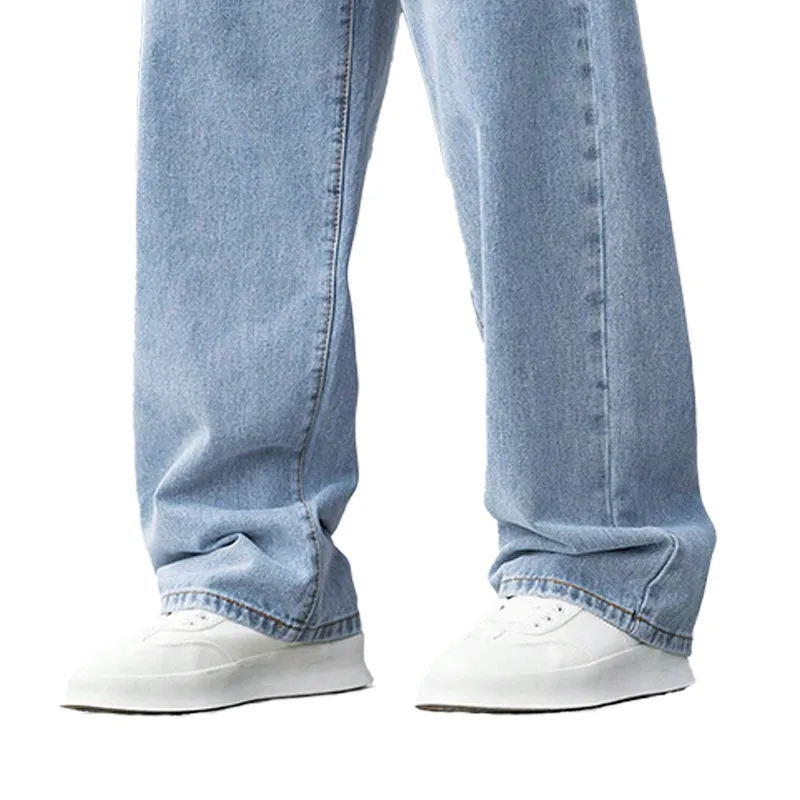 Últimos Jeans de Denim com Corte Oversized 5