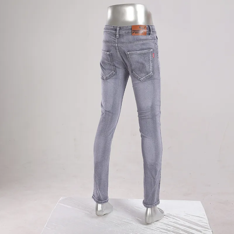 Calças jogger de denim para homens