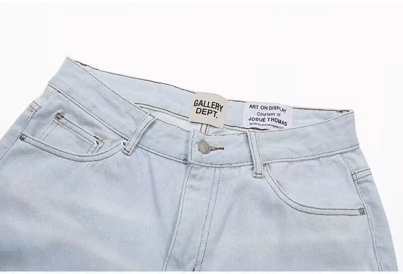 Calças Retas Gallery Dept para Homens de Qualidade Premium, Suporte por Atacado e OEM