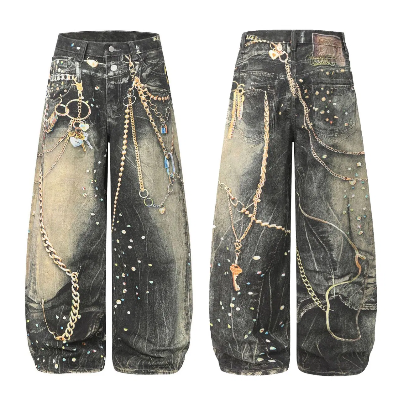 Fabricante de Jeans Masculinos em Atacado, Corte Larguinho, Lavagem Ácida, Denim Macio, Denim Colorido, Laser, Efeito Desgastado, Para Todas as Estações, Exportação em Atacado, OEM, ODM, Logotipo Personalizado
