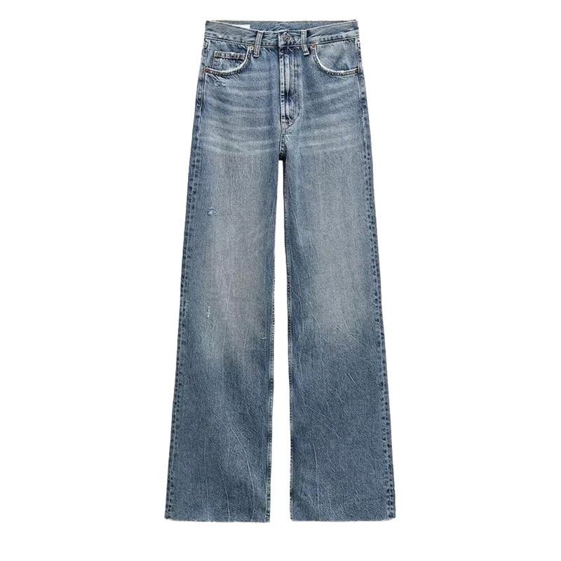 Jeans femininos de cintura alta estilosos para conforto e ajuste no dia a dia