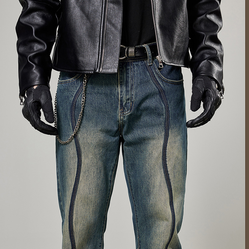 Calças Jeans Masculinas Jeans Denim Casual Jeans Denim Premium Importador Pronto Tamanho Personalizado