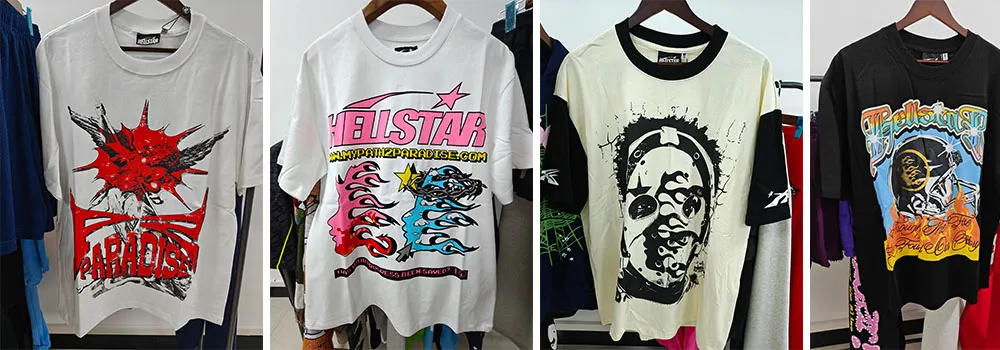 Calças Jeans Unissex de Perna Reta com Logo Gráfico e Ajuste Relaxado Suporte OEM