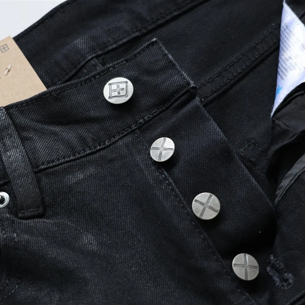 Sourcing de Denim Premium Apresentando Jeans Desgastados Estilo Ksubii Personalizados