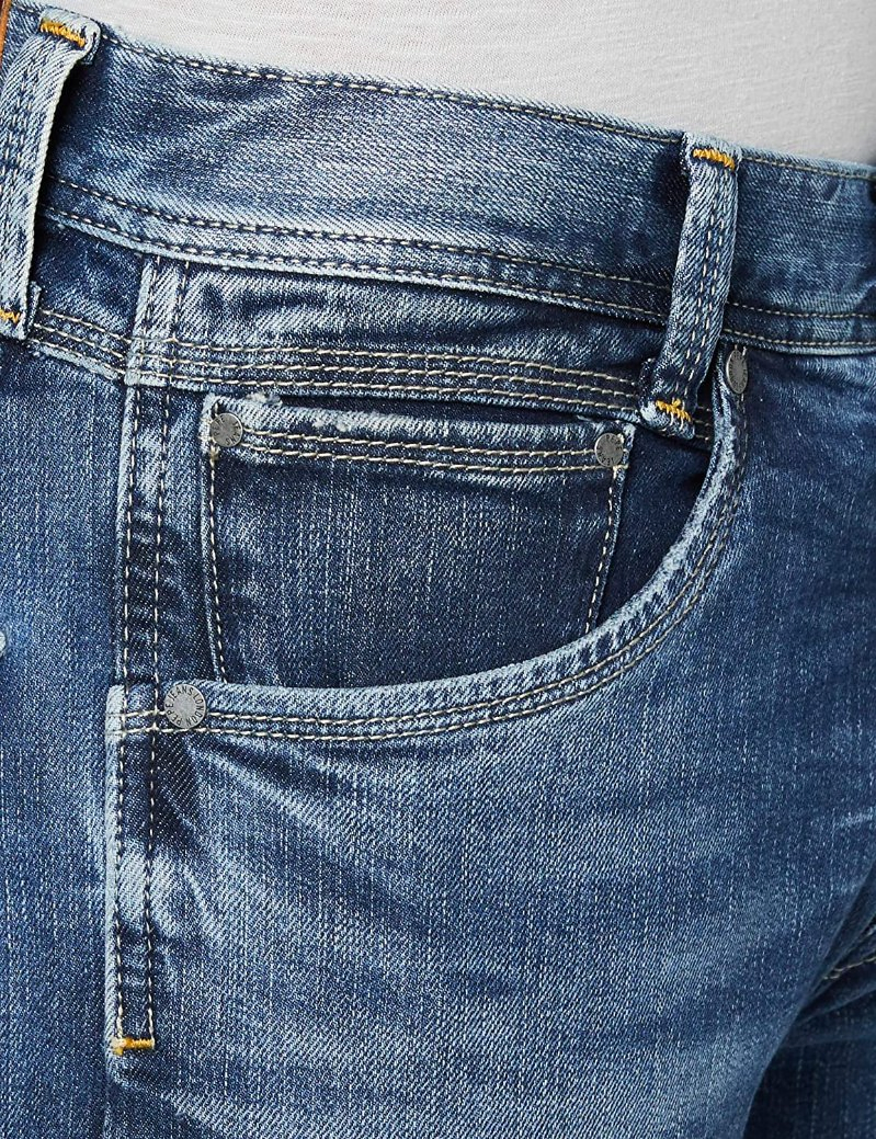 Atacado Novo Design Cintura Alta Ajuste Slim Jeans Masculinos Tapered