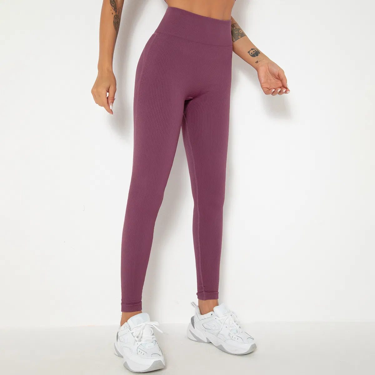 Calças esportivas femininas sem costura, leggings, roupas de yoga, roupas de ginástica, vestuário esportivo