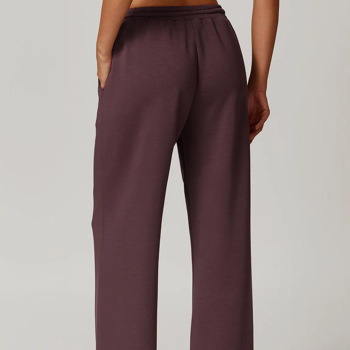 Calças de moletom largas para mulheres plus size