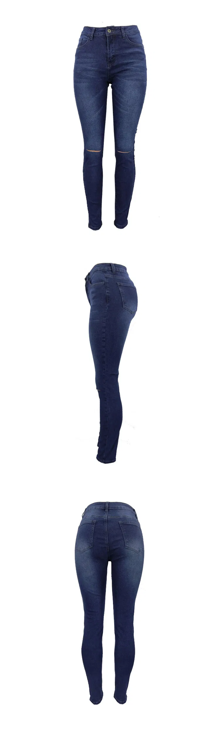 Calças skinny estilo europeu para mulheres
