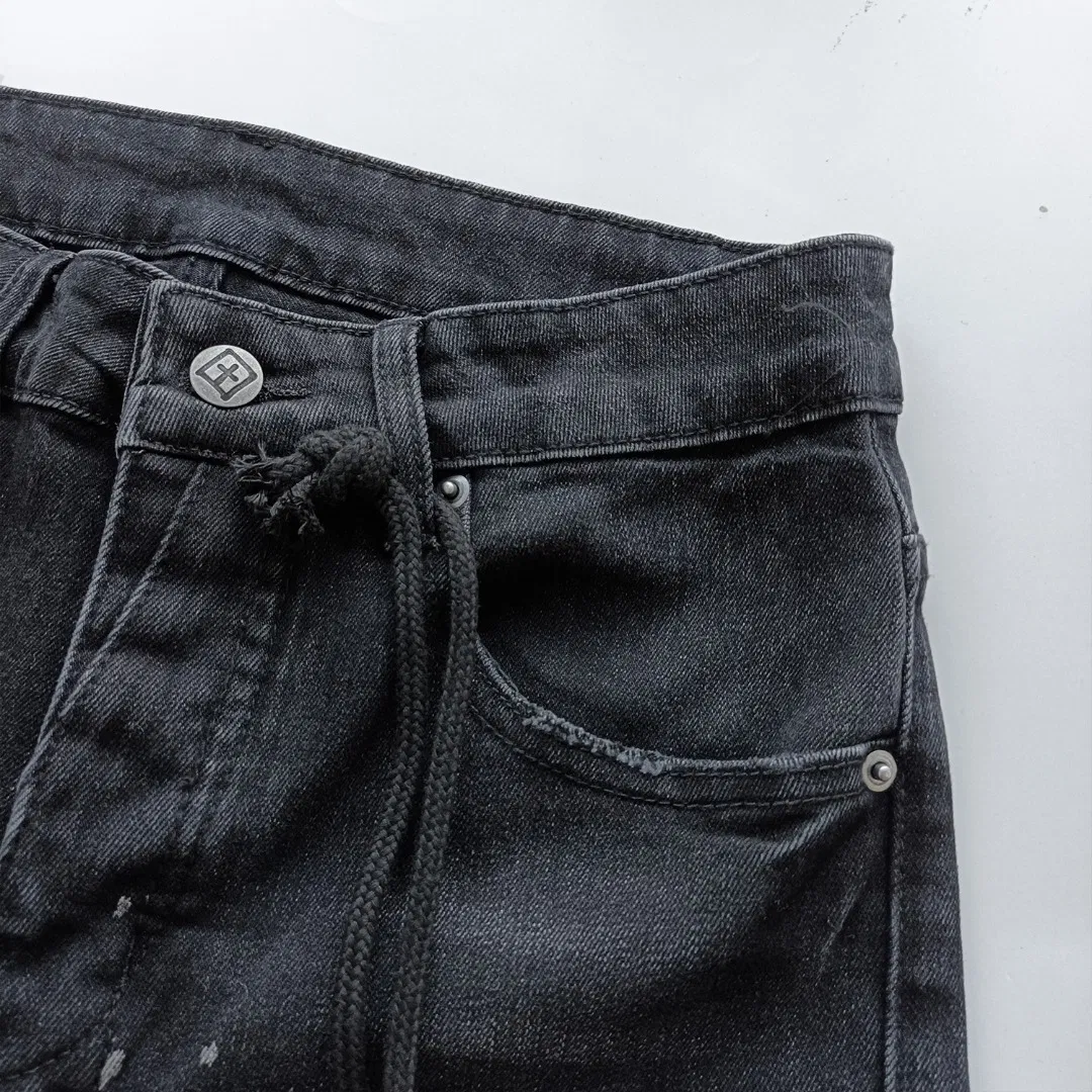 Fabricante de Jeans Slim Fit Vintage Lavado Inspirado na Ksubii
